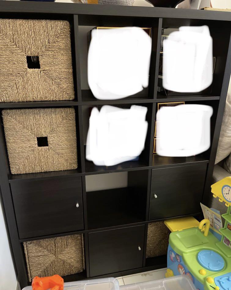 Ikea 12 cubicle shelving unit, 傢俬＆家居, 傢俬, 書櫃、櫃子及架 Carousell