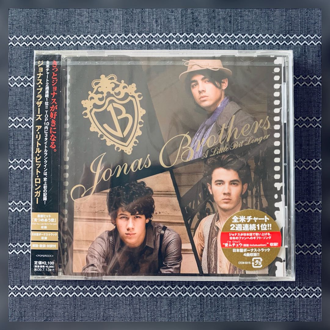 Jonas Brothers ジョナス Bit Little ブラザース Longer A 紙ジャケ