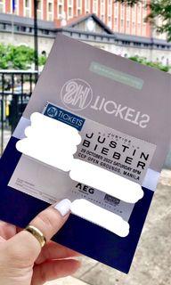 JUSTICE World Tour Justin Bieber Concert Ticket (Cat 8)