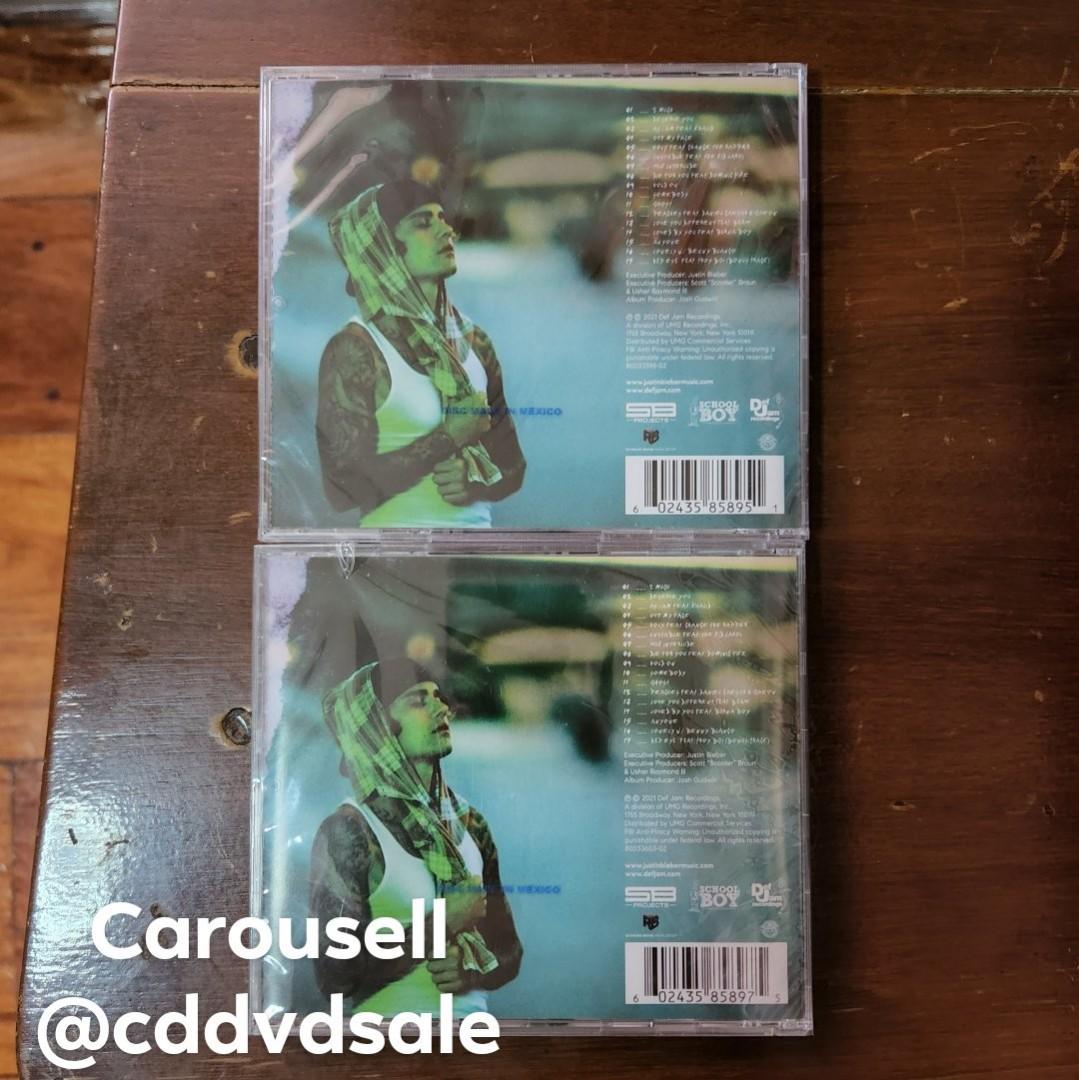 JUSTIN BIEBER JUSTIC CD NOT VINYL LP (Category: CDs & DVDs) located in San Mateo. Submitted by cddvdsale (Listing ID 1177487647, Image 2). Description: BRAND NEW SEALED JUSTIN BIEBER JUSTICE CD TAKE ALL 2 VERSIONS FROM JUSTIN BIEBER STORE MADE IN THE US payment: bank dep, gcash delivery: grab, lalamove, lbc (add P300) item loc: san mateo, rizal.