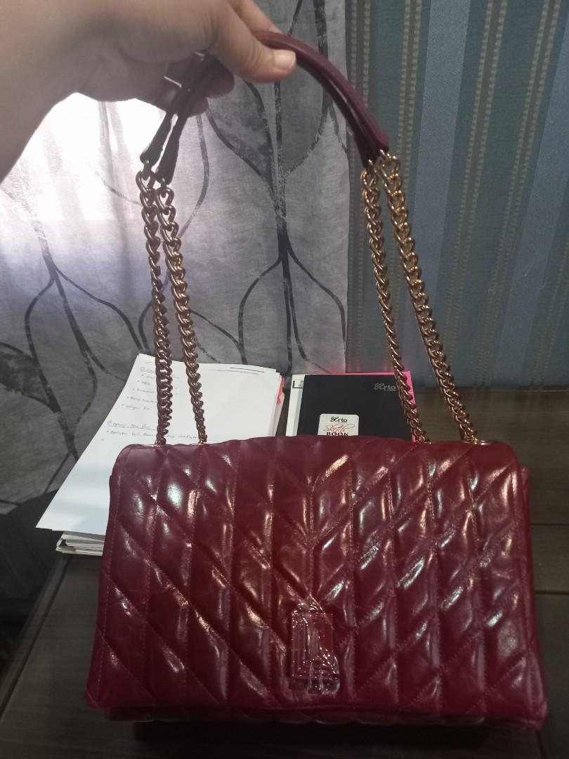 Karl lagerfeld discount burgundy bag