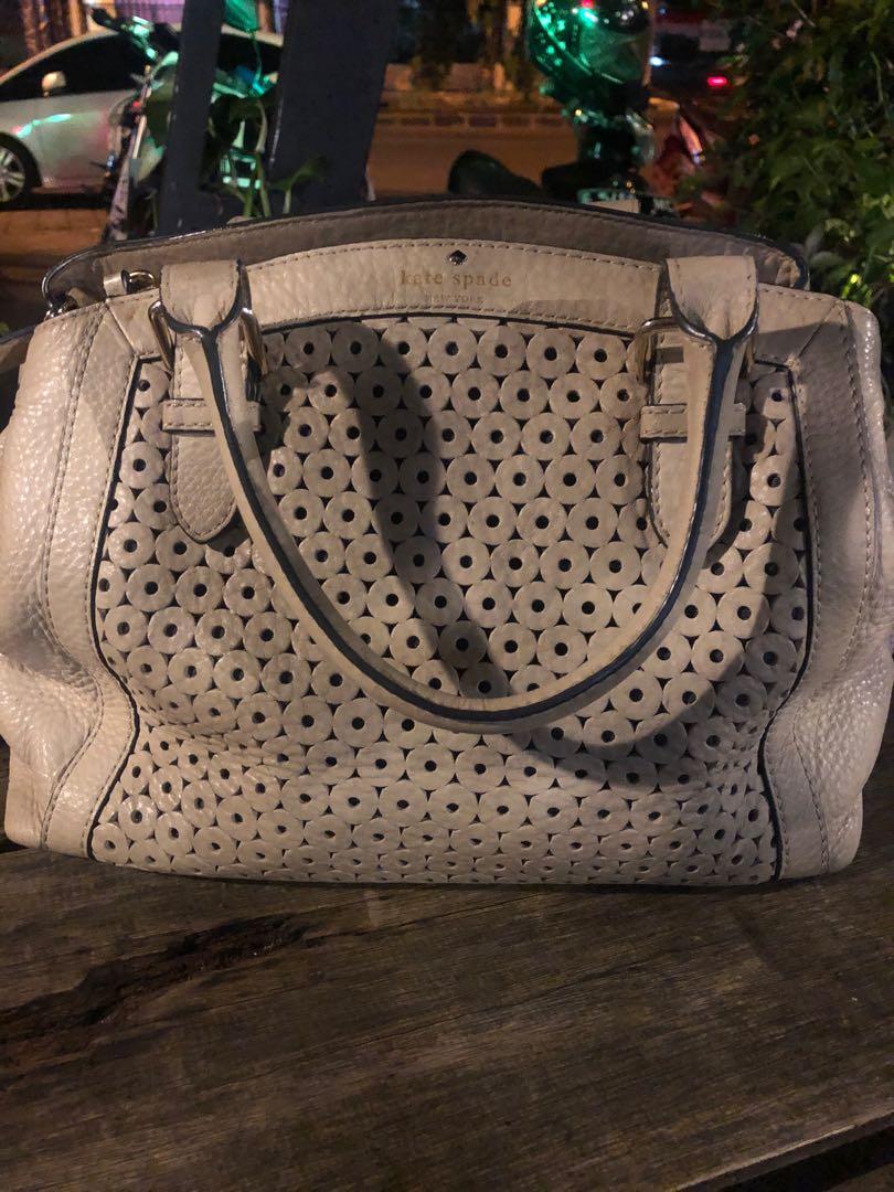 Kate Spade Mercer Isle Sloan Satchel, Barang Mewah, Tas Dompet