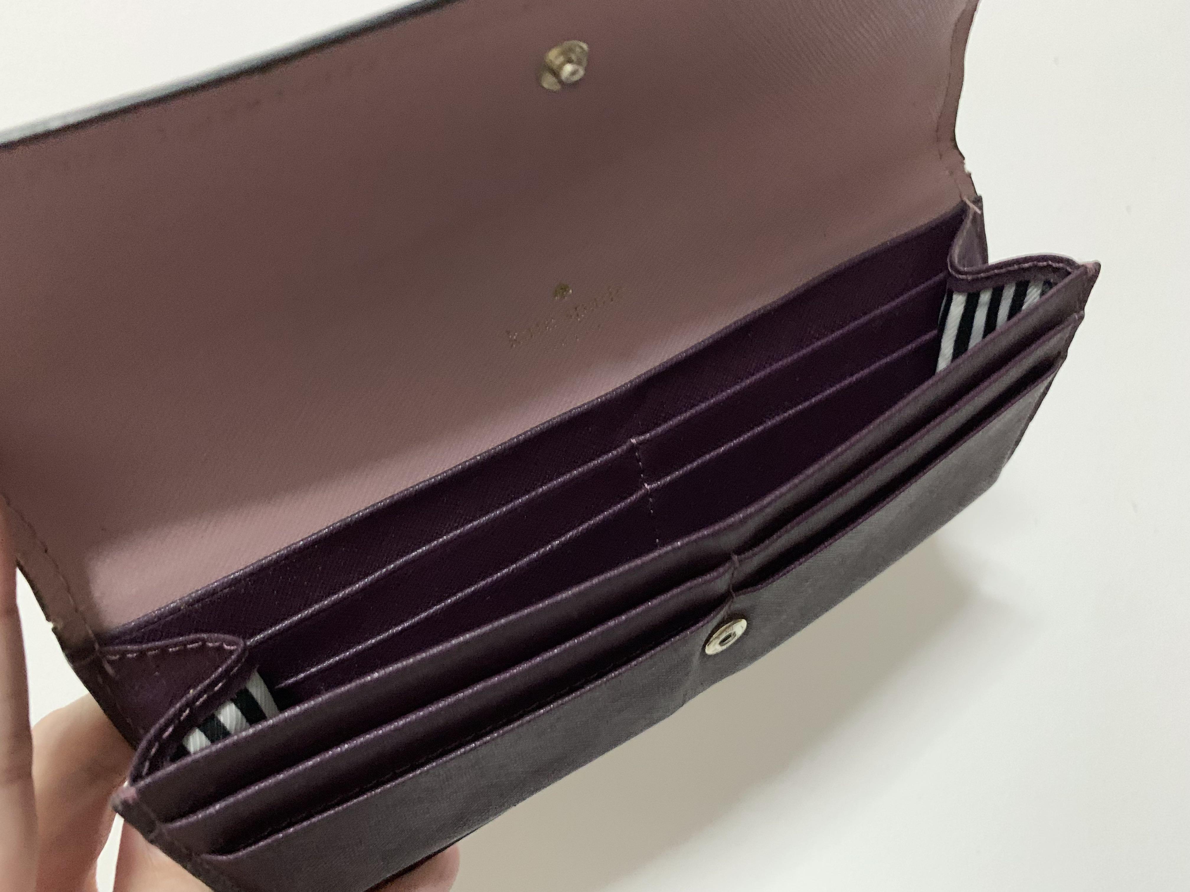Kate spade spencer on sale slim flap wallet