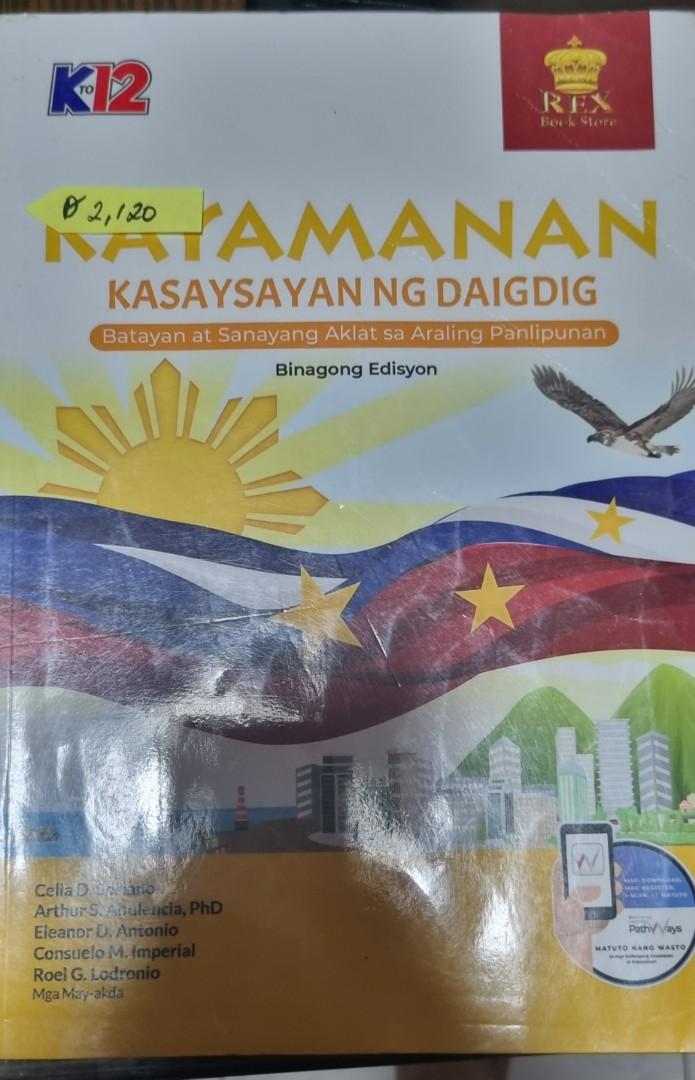 Kayamanan Kasaysayan Ng Daigdig Grade 8 Hobbies And Toys Books And Magazines Textbooks On 9302
