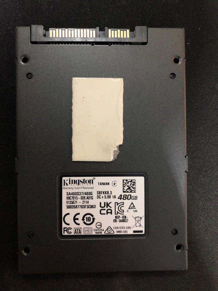 Kingston A400 480GB, Computers & Tech, Parts & Accessories, Computer ...