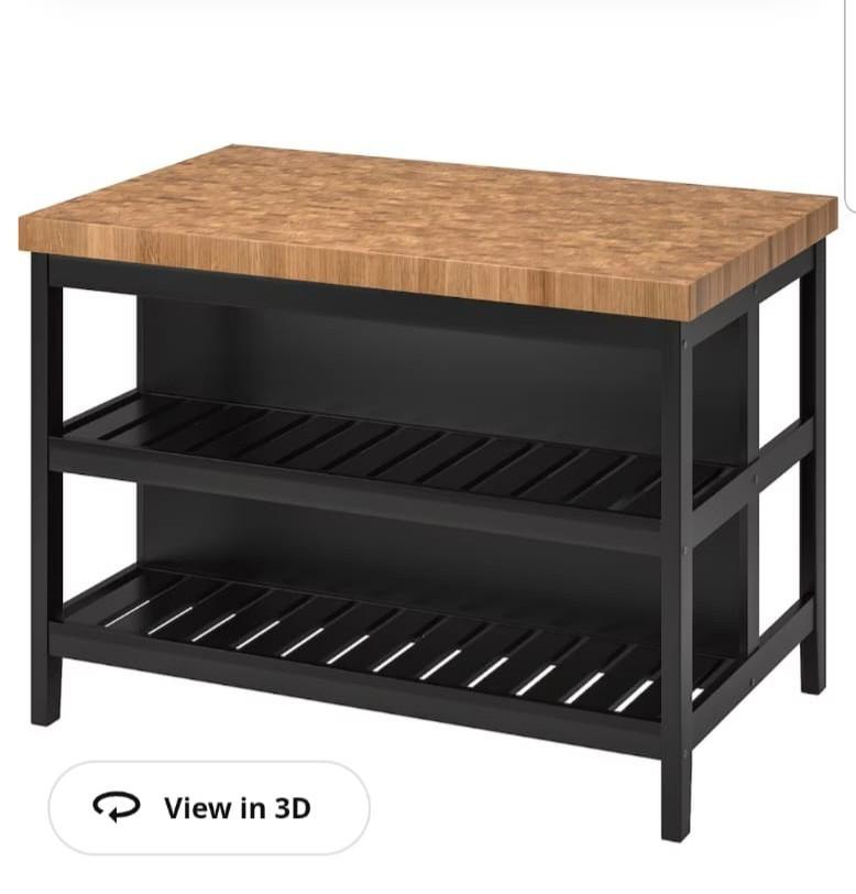 Kitchen Island VADHOLMA IKEA, Furniture & Home Living, Furniture