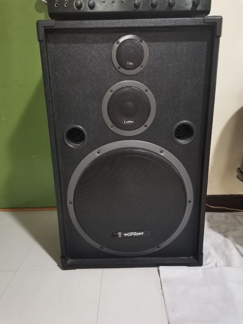 Konzert 3 way Speaker Set D15 15 inches 2pcs Audio Soundbars