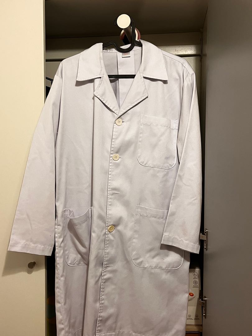 canvas lab coat