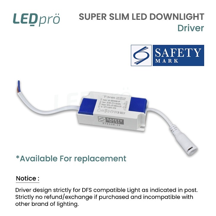 LED Pro Safety Mark Driver Recessed Downlight/Panel Light /Downlight Square/ Round 9W 12W