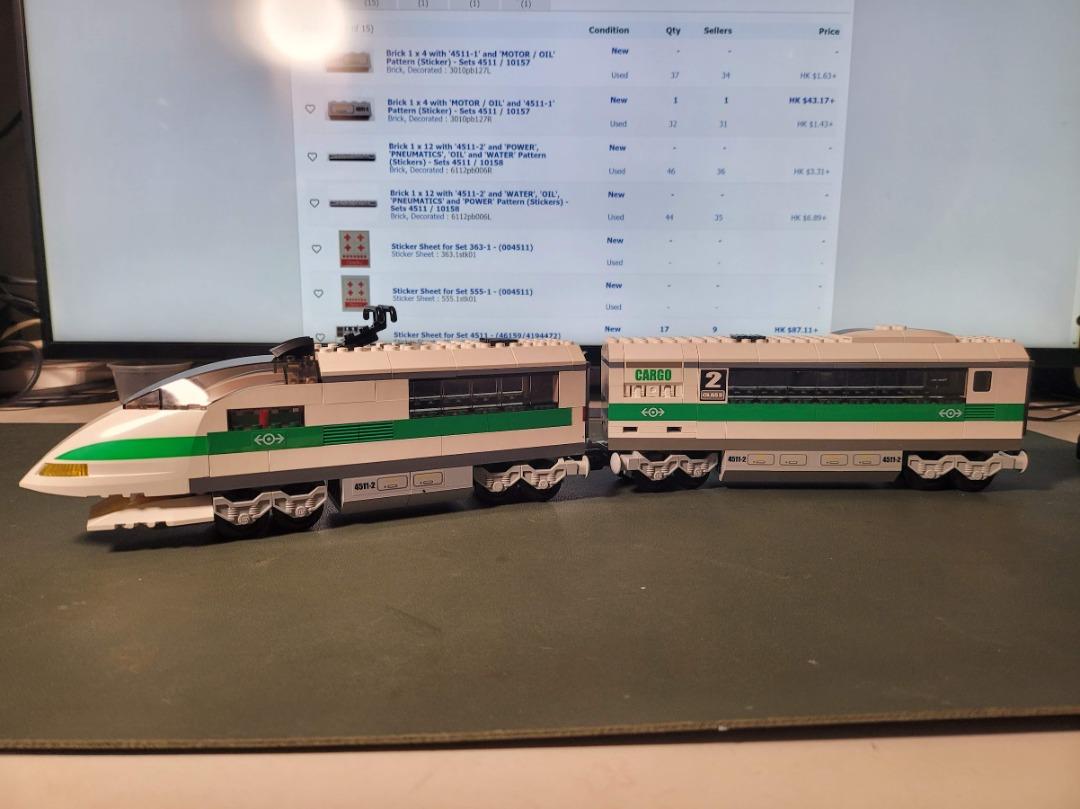 Lego 10157 10158 train 9v Carousell
