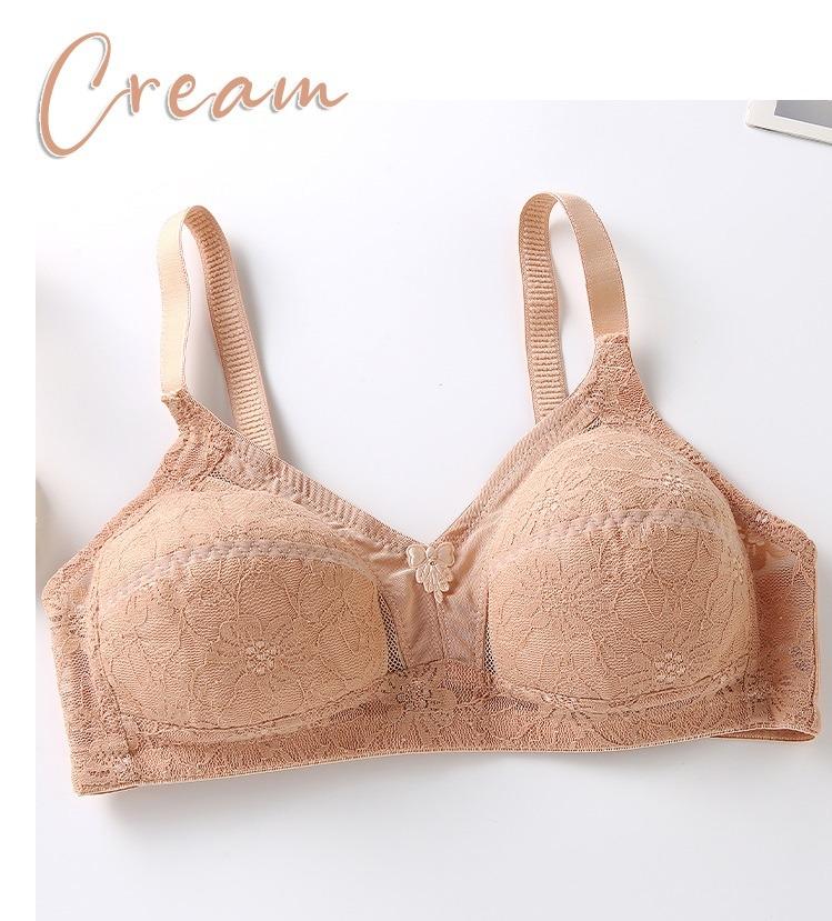 LFB9528] DAWN LACE DESIGN BRA NON WIRED LINGERIE REMOVEABLE STRAP SIZE 38/85,  40/90, 42/95, 44/100, 46/105, Women's Fashion, New Undergarments &  Loungewear on Carousell
