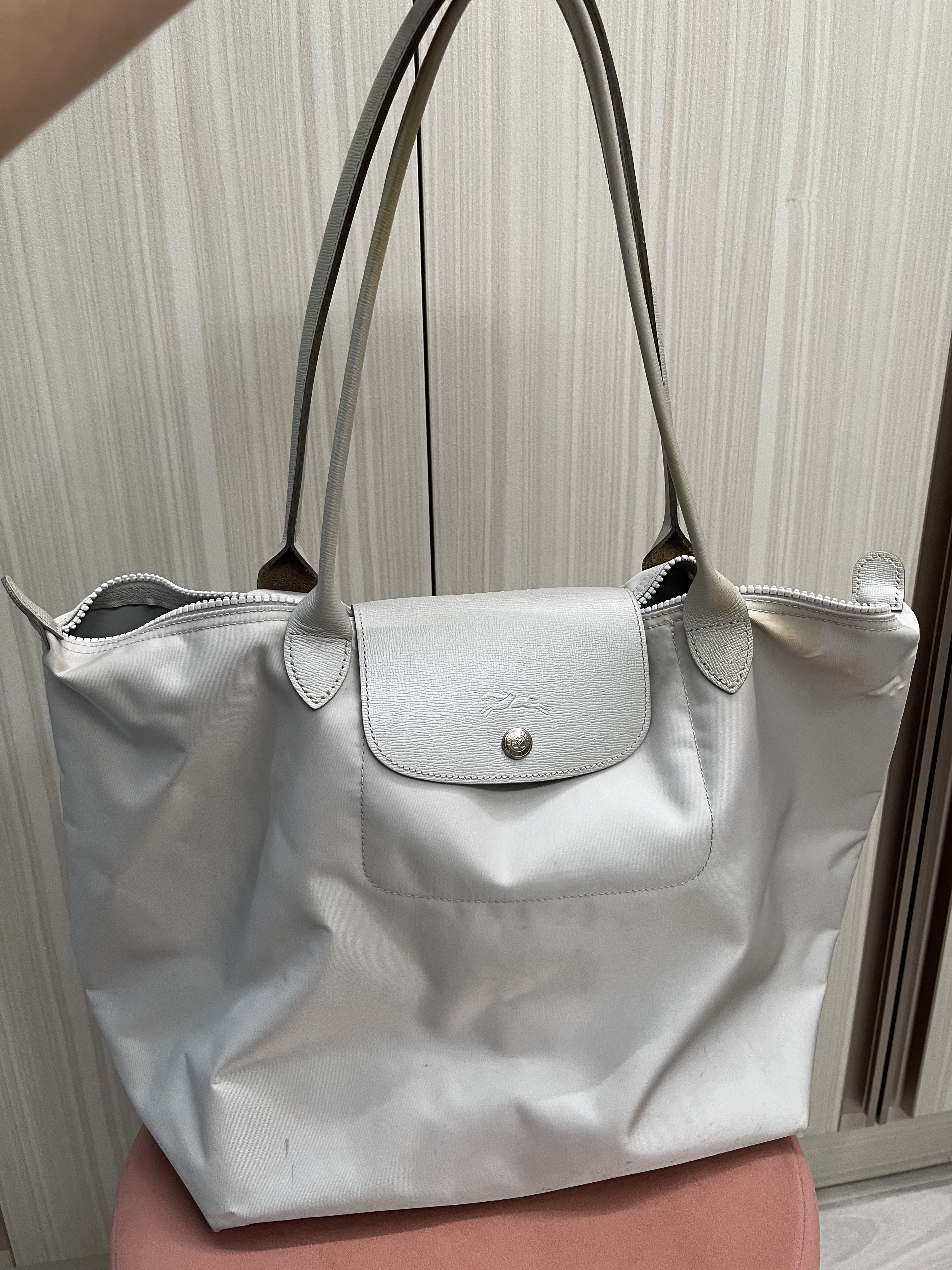 Longchamp deals white bag
