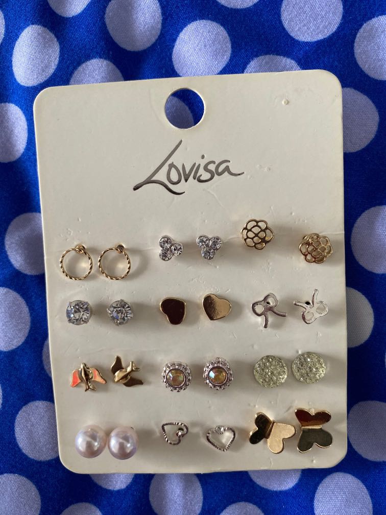 Lovisa Earrings Set, Women's Fashion, Jewelry & Organisers, Earrings on