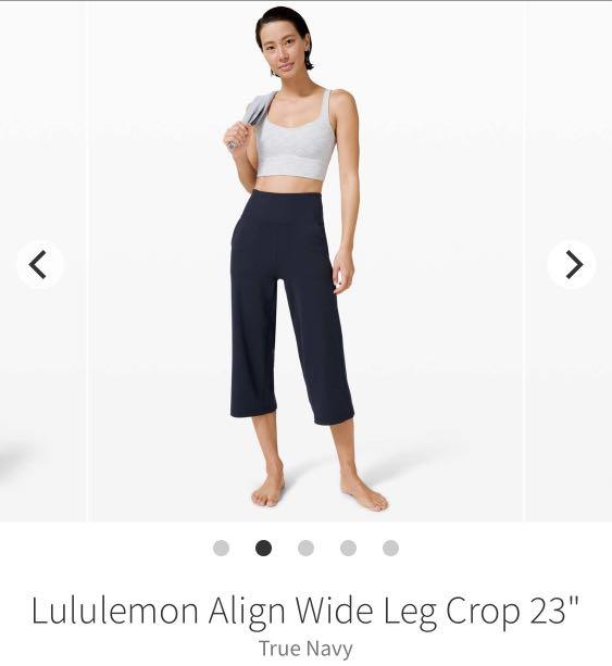 Lululemon align wide leg crop [4], Women's Fashion, Activewear on