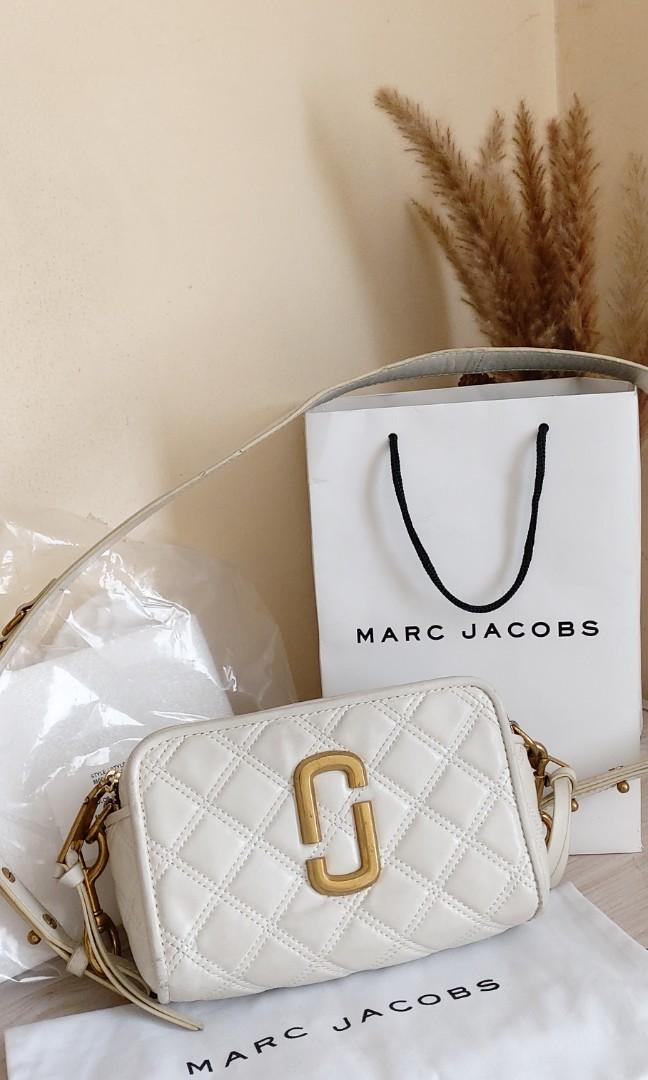 Marc Jacobs Ivory The Quilted Softshot 21 Shoulder Bag M0015419-111 -  Handbags - Jomashop