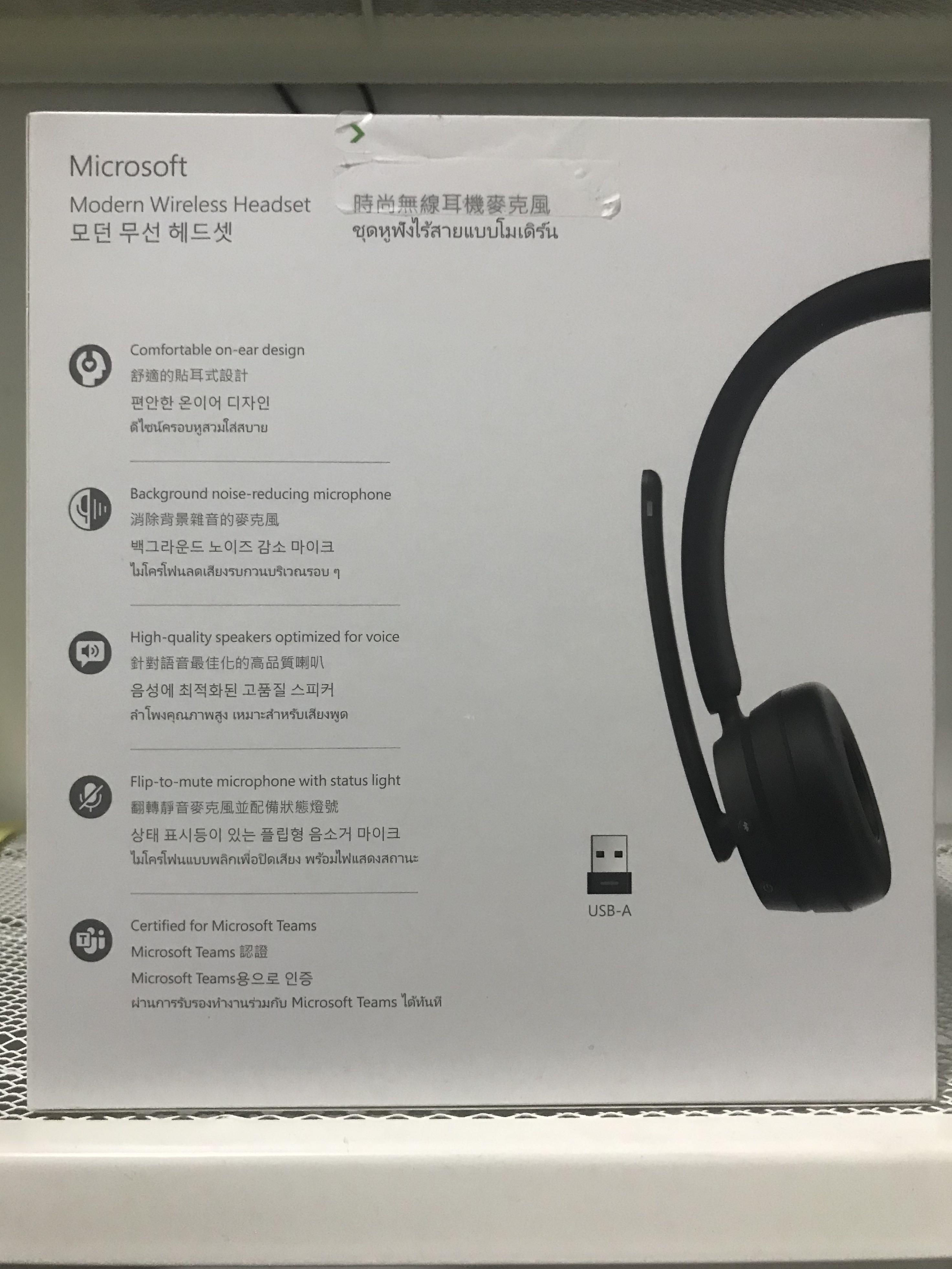 Microsoft Modern Wireless Headsets, Audio, Headphones & Headsets