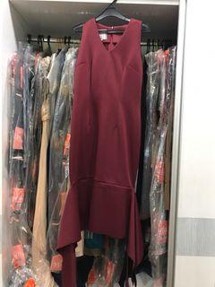 Midi Dress Merah