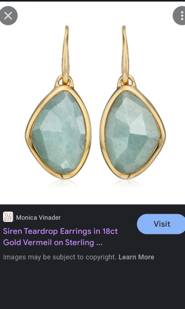 Siren Small Wire Earrings in 18ct Rose Gold Vermeil on Sterling Silver and  Rose Quartz  Jewellery by Monica Vinader
