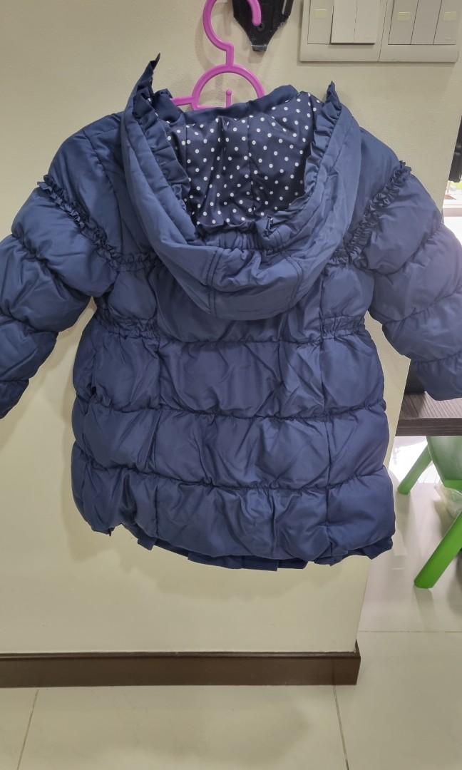 Girls navy online winter jacket