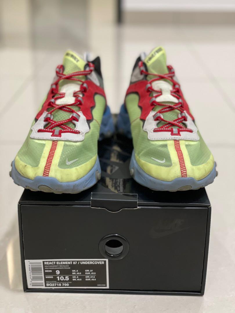 Nike x undercover deals react element 87 black