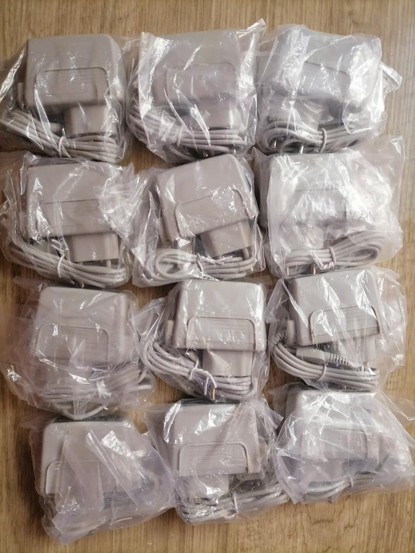 Nintendo dsi, 3ds charger (Category: Cables & Chargers) located in Cainta. Submitted by apolloeleven33 (Listing ID 1174411588, Image 1). Description: Brand new charger (replacement) Input: AC 100V-240V 50 / 60HZ 0.1A Output: 4.6V 900mA Cable Length: approx. 1.2 m Plug Type: EU Compatible for: Nintendo DSi Nintendo DSi XL / LL Nintendo 3DS Nintendo 3DS XL / LL Nintendo NEW 3DS Nintendo NEW 3DS XL / LL Autovolt:100v to 240 volts Brand new Brand new