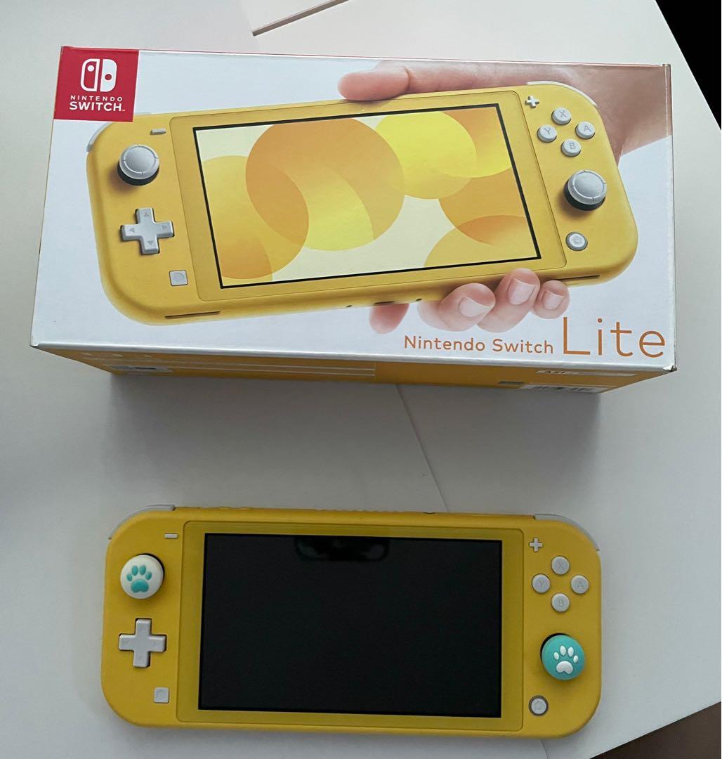 nintendo switch lite yellow