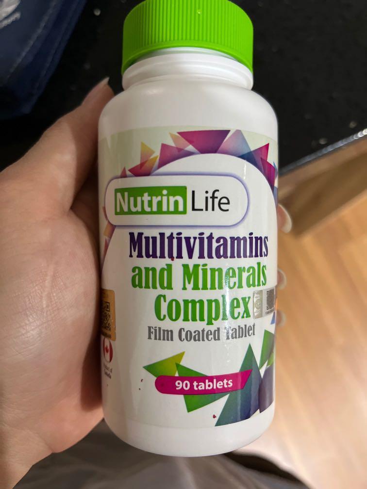 NutrinLife Multivitamins and Minerals complex (2 bottles x 90 capsule