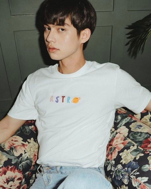 [on hand] astro stuffs t-shirt (white - extra small) by bright vachirawit