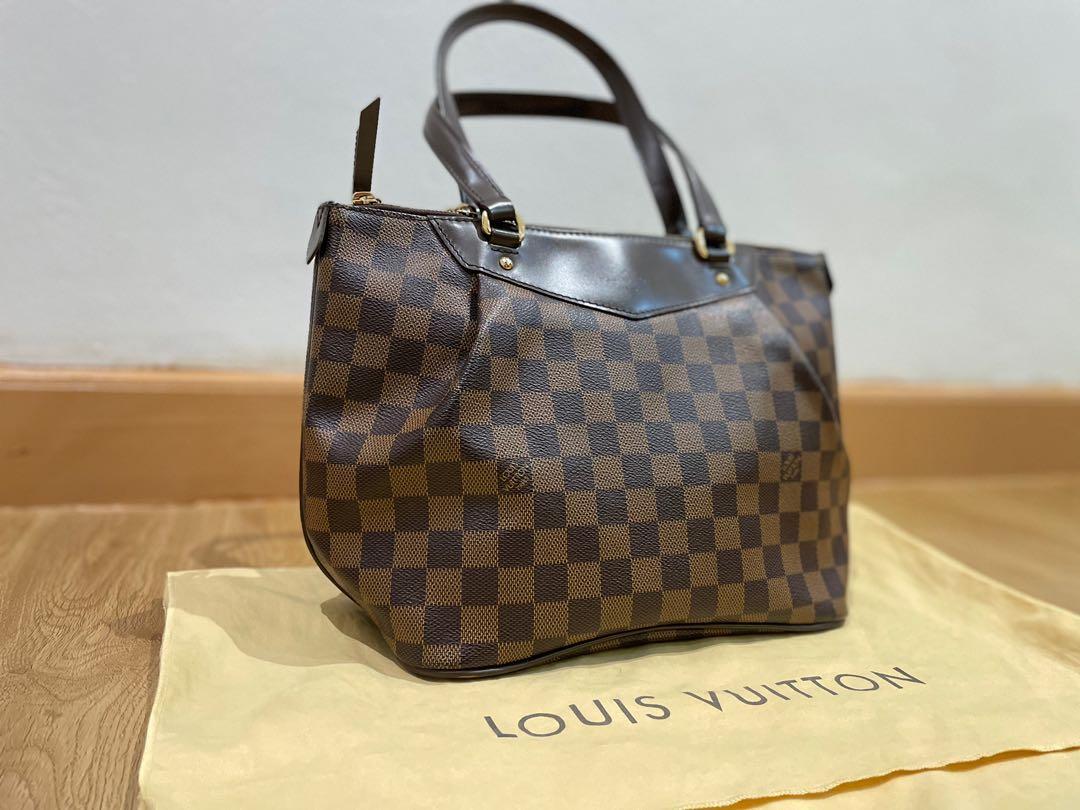 tas tote-bag Louis Vuitton Damier Ebene Westminster PM Tote Bag