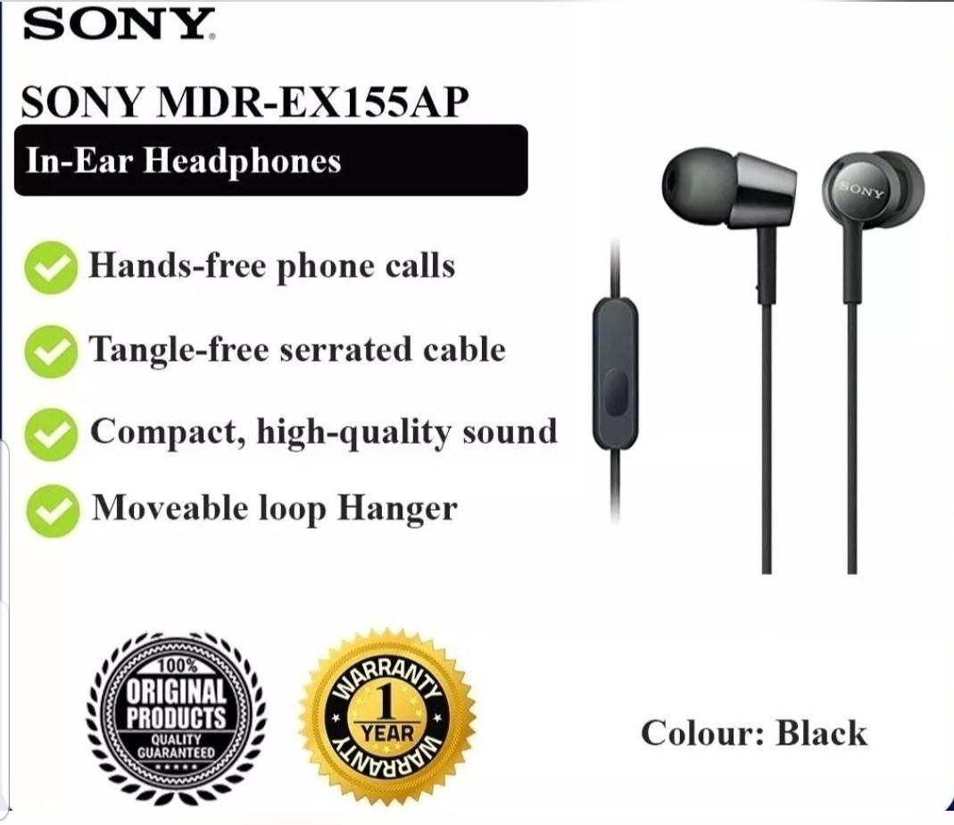 Original Sony Earphones headset sealed (Category: Earphones) located in Manila. Submitted by al.rey (Listing ID 1177647271, Image 1). Description: brand new Payment: BDO or BPI transfer GCASH or Cash on Delivery Delivery: Shipping to be shouldered by Buyer Item's location: Don Antonio Heights, Commonwealth QC #dealsafely #inQC #inManila. #inMakati #inPasig #sideline2 Thank you for checking my items..