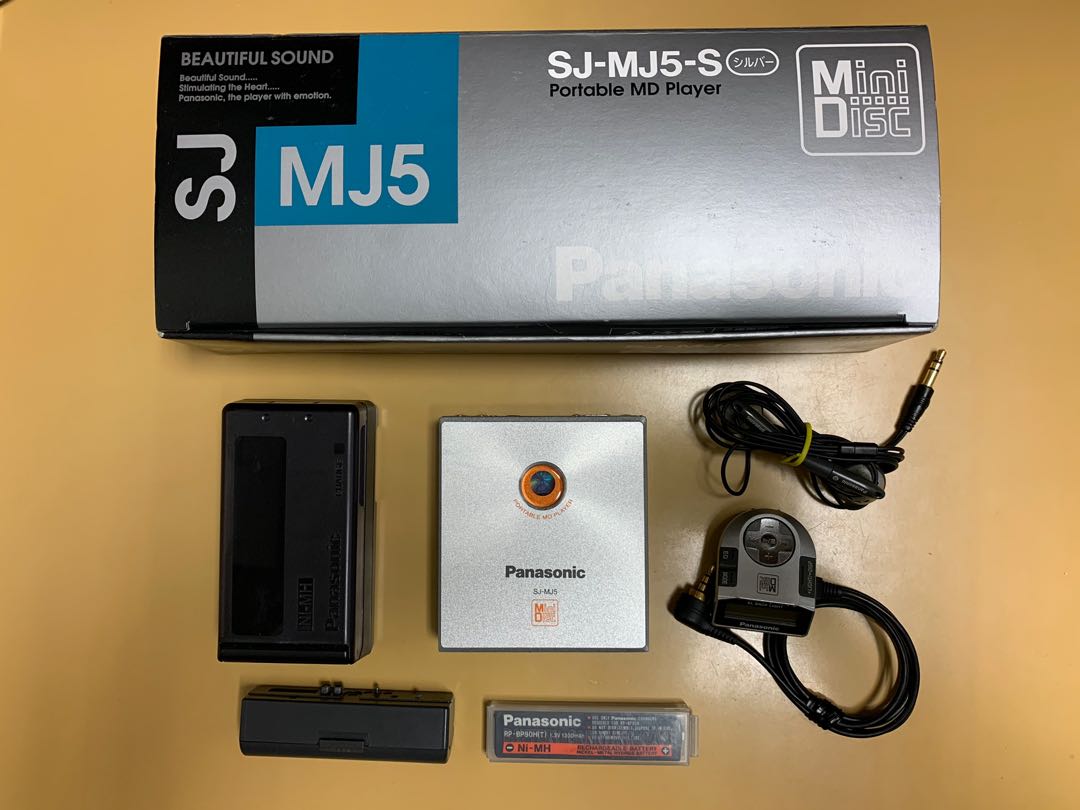 Panasonic SJ-MJ5-S Portable MD Player, 音響器材, 音樂播放裝置MP3及