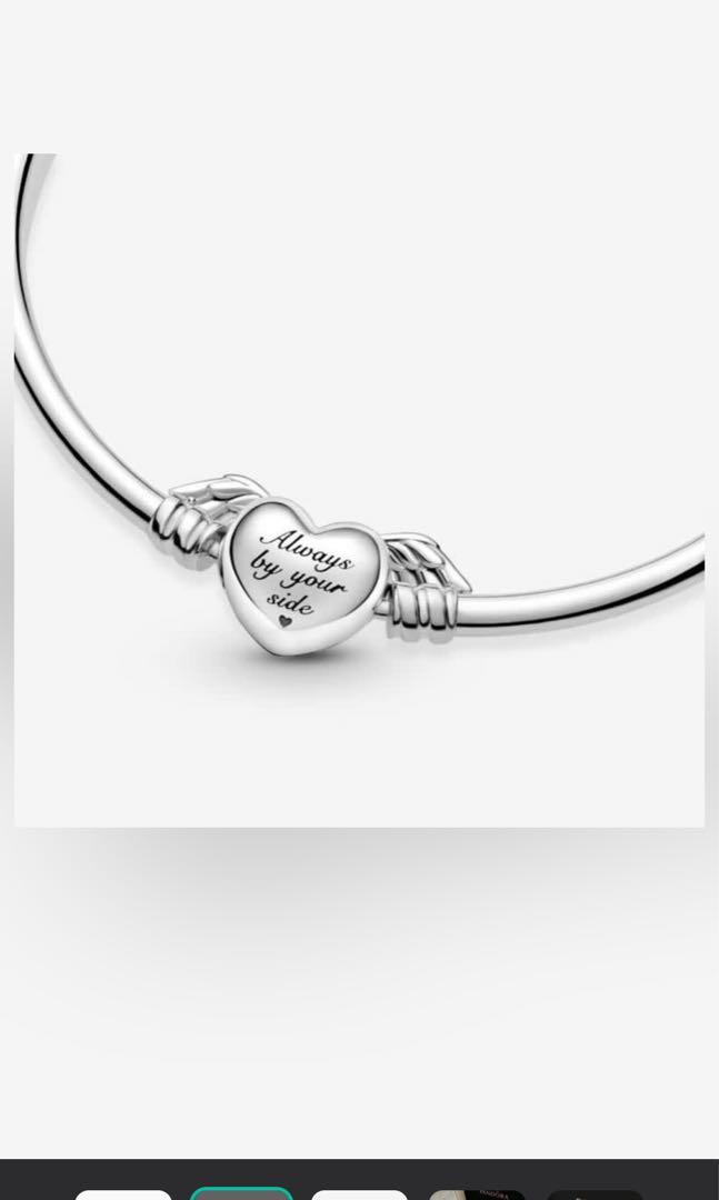 Pandora Limited Edition Moments Winged Heart Bangle 17cm