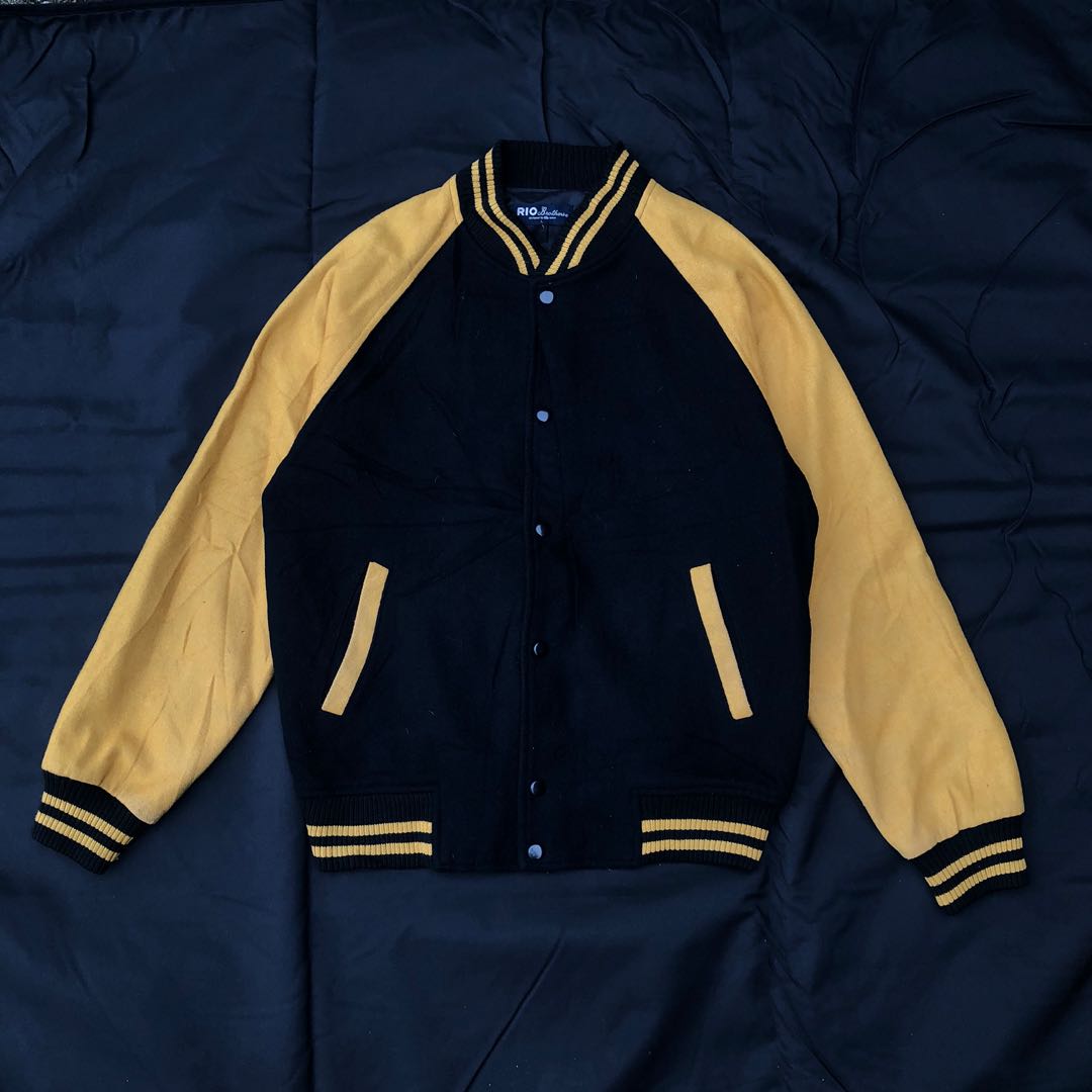 Plain Varsity Jacket, Men's Fashion, Coats, Jackets and Outerwear on
