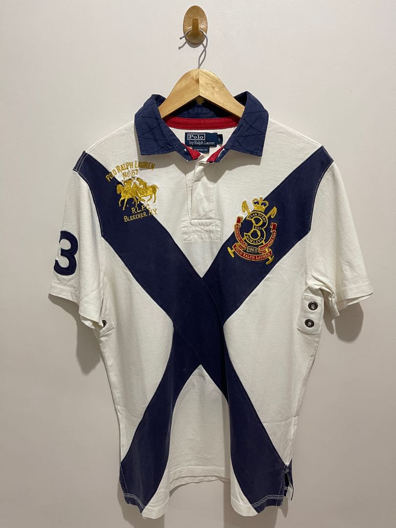 Polo Ralph Lauren White Bleecker Challenge Cup 3 No. 67, Men's Fashion,  Tops & Sets, Tshirts & Polo Shirts on Carousell