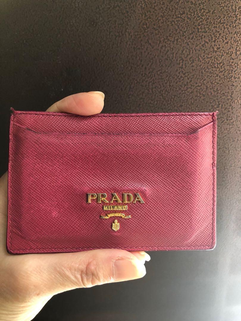 Prada Card Holder (whole set), Luxury, Bags & Wallets on Carousell