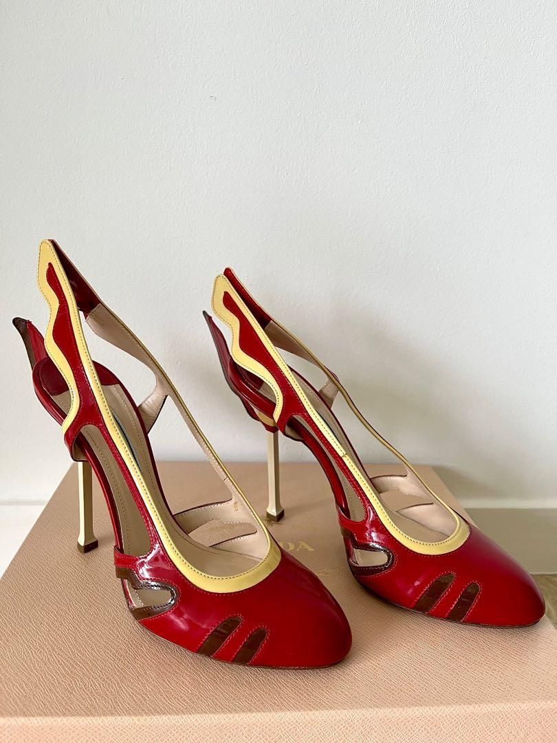 Gucci discount flame heels