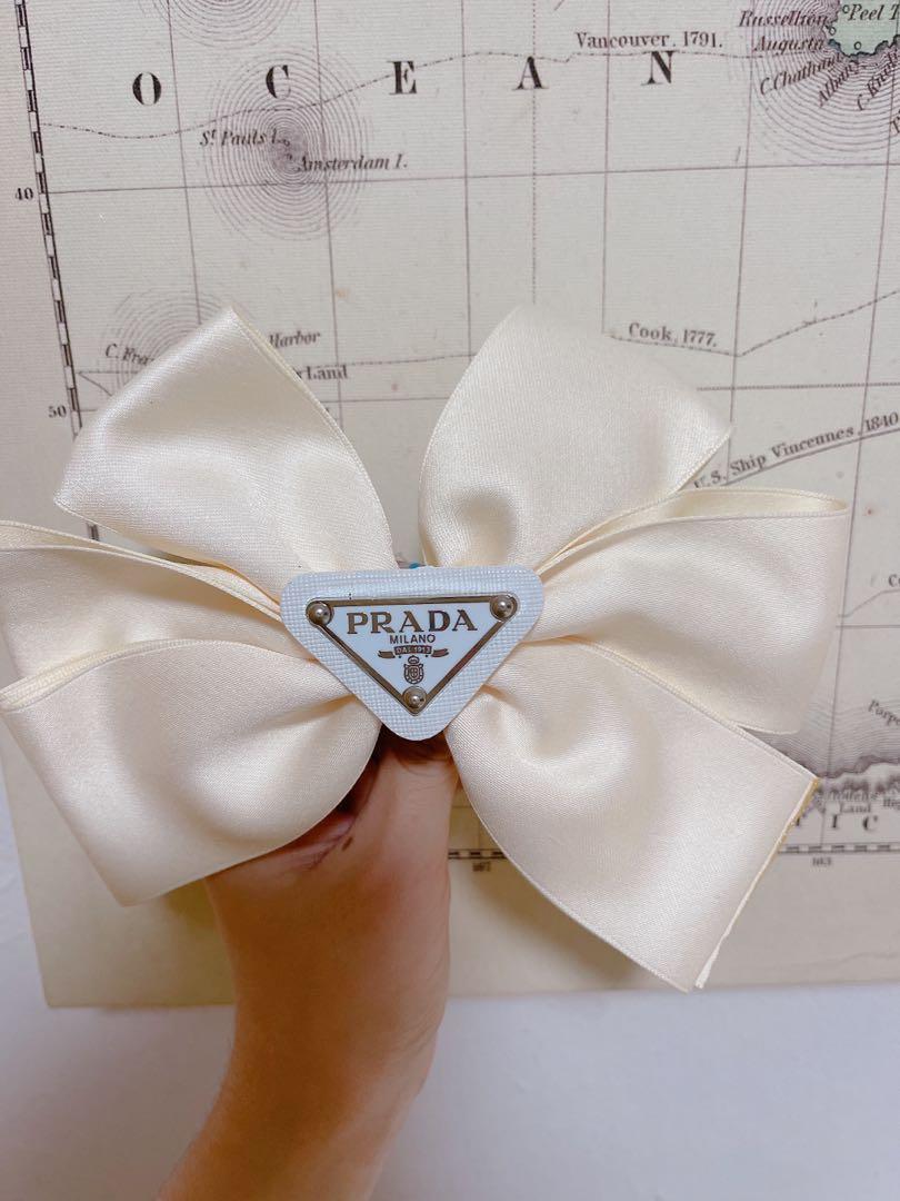 Prada Hair Bow, Women's Fashion, Watches & Accessories, Other Accessories  on Carousell