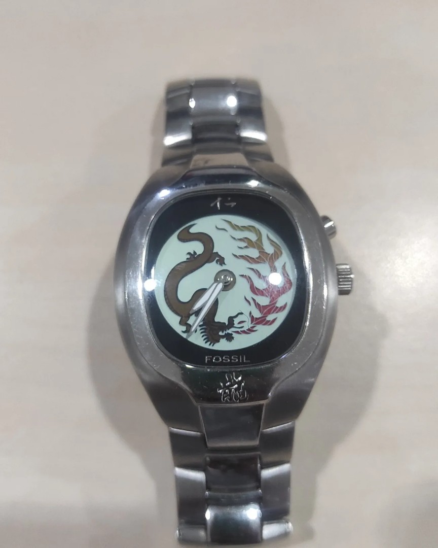Fossil big tic dragon watch Sale