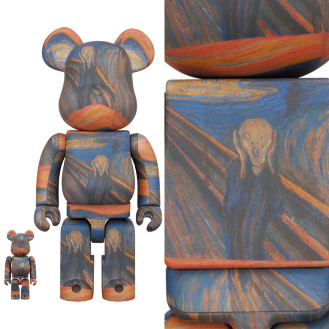 Preorder]Bearbrick Edvard Munch 100% + 400%, Hobbies & Toys, Toys ...