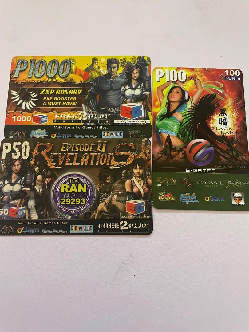 Ran Online Cabal card uses, Hobbies & Toys, Memorabilia & Collectibles