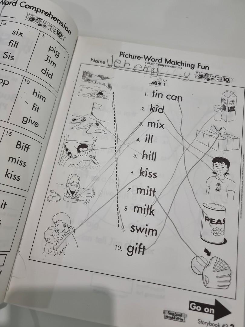 Sing spell read and write textbooks hobbies toys books