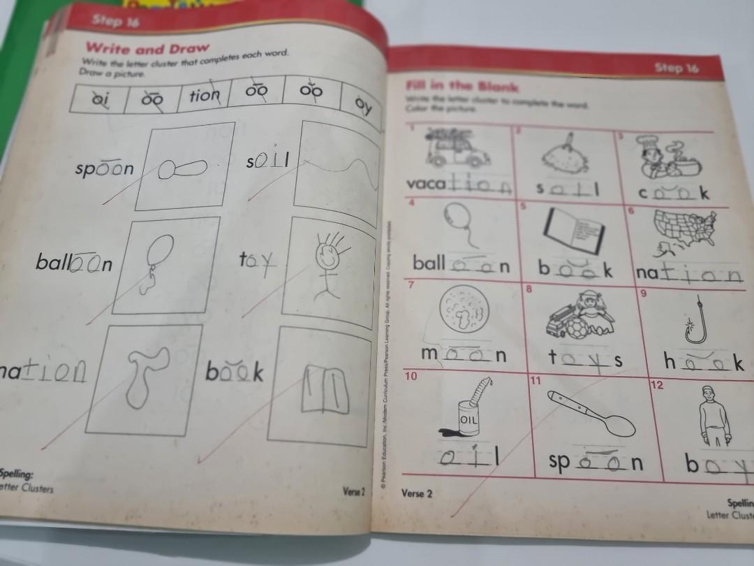 Sing spell read and write textbooks hobbies toys books