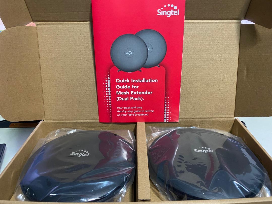 Singtel Mesh Extender V2 (Dual Pack), Computers & Tech, Parts