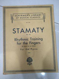 STAMATY  Rhythmic Training for the Fingers for the Piano