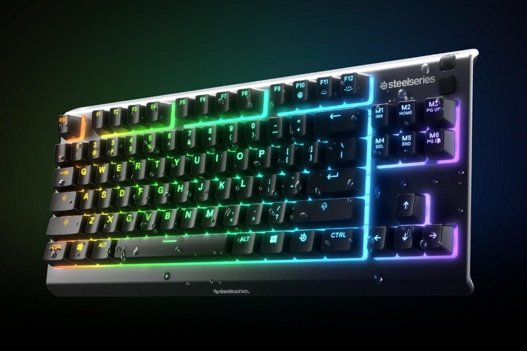 STEELSERIES APEX 3 TKL GAMING KEYBOARD (Category: Computer Keyboard) located in San Juan City. Submitted by blueswitchpc (Listing ID 1177514567, Image 2). Description: 🚨 RESTOCK ALERT 🚨 STEELSERIES APEX 3 TKL GAMING KEYBOARD. APEX 3 TKL Water Resistant Quiet Tenkeyless Keyboard with RGB Lighting ● Whisper quiet gaming switches last for over 20 million keypresses ● Customizable 8-zone RGB illumination reacts to games and Discord ● Dedicated mult