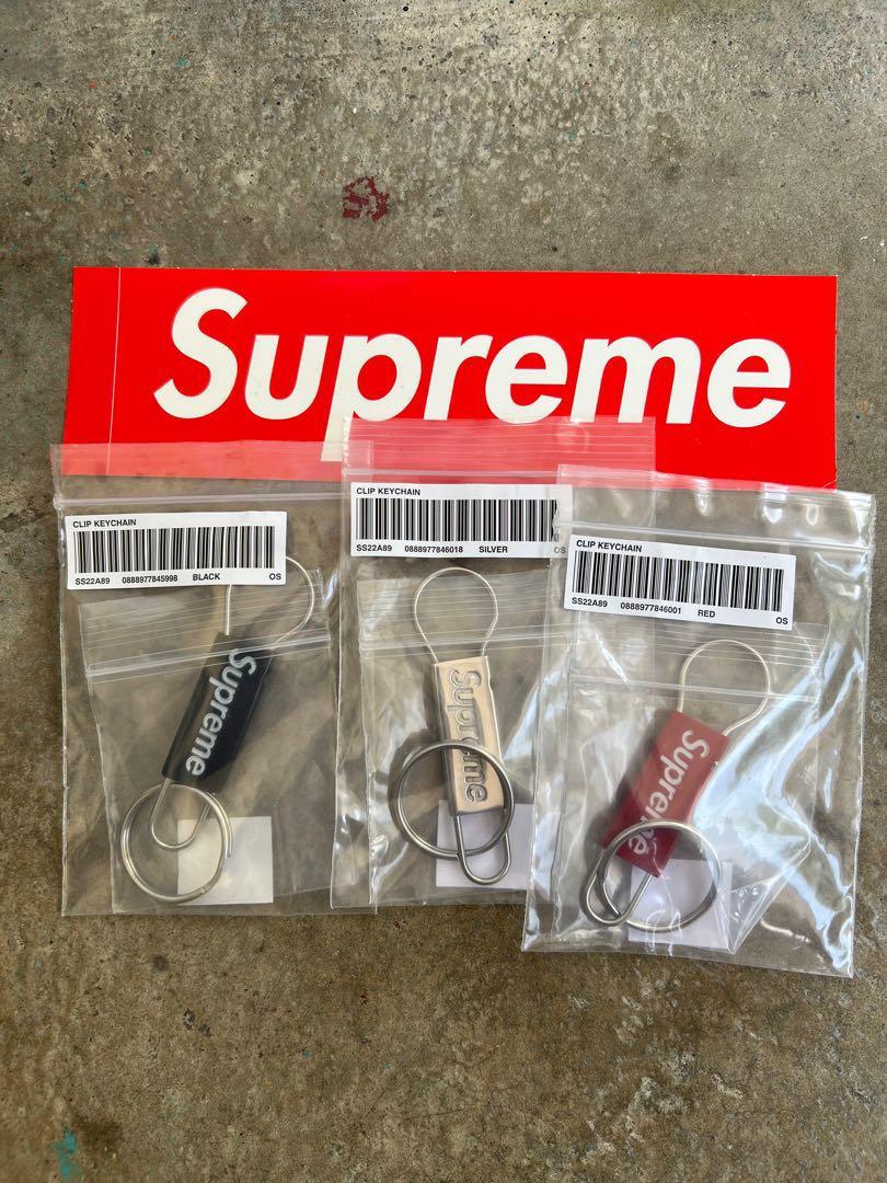 Supreme Clip Keychain Black 通販