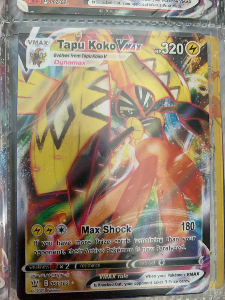 Tapu Koko V MAX, Hobbies & Toys, Toys & Games on Carousell