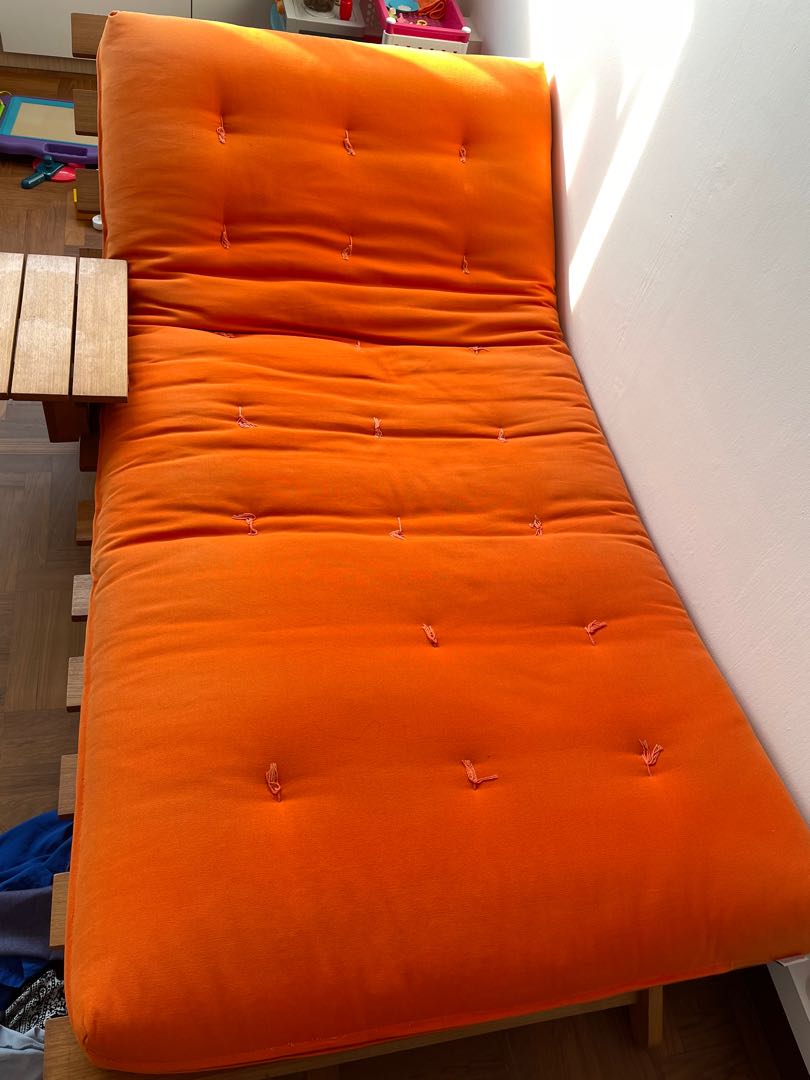 Single bed Chaise Futon Tatami, Furniture & Home Living, Furniture, Bed