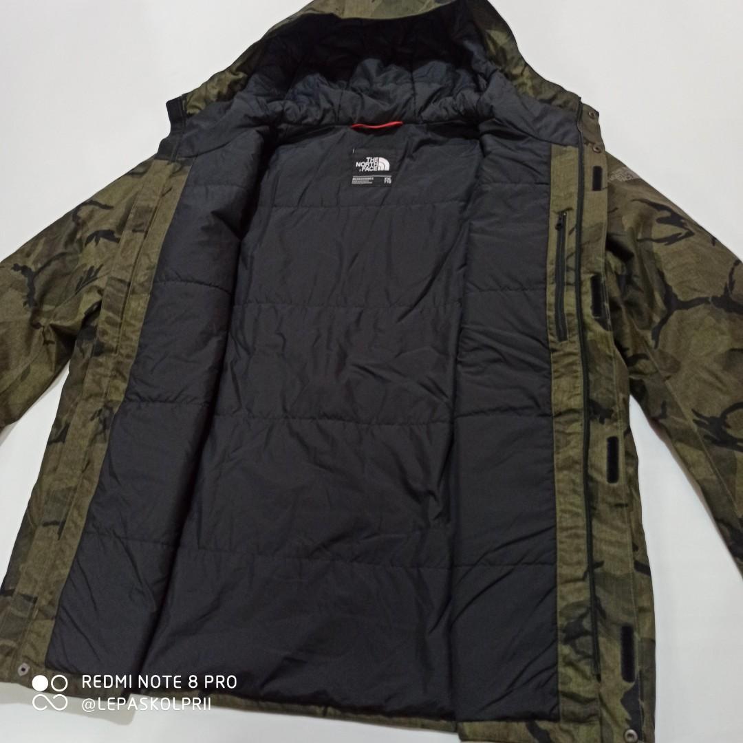 Jaket Gunung Pria The North Face Jenison DryVent Jacket Original Camo Big Size Camouflage Loreng Army