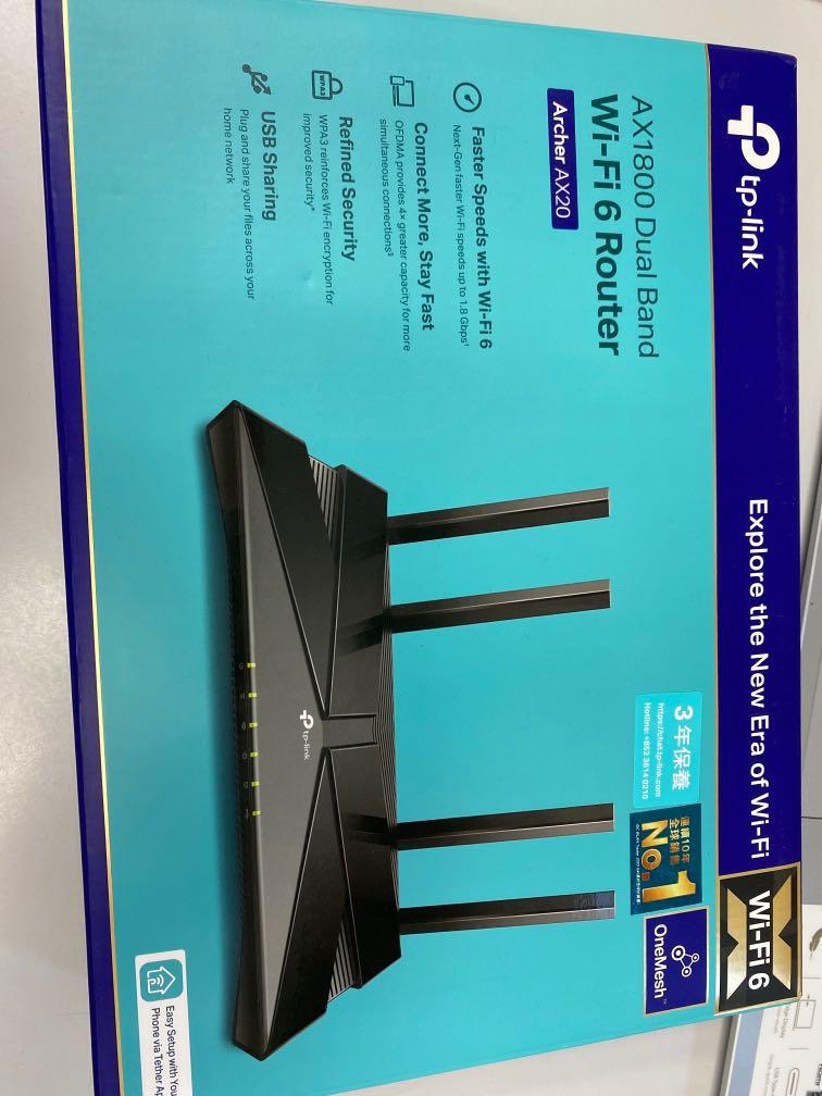 Tp link archer ax20 Router, 電腦＆科技, 電腦周邊及配件, Wifi及上網相關產品 Carousell
